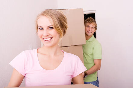 woman-pink-shirt-new-home