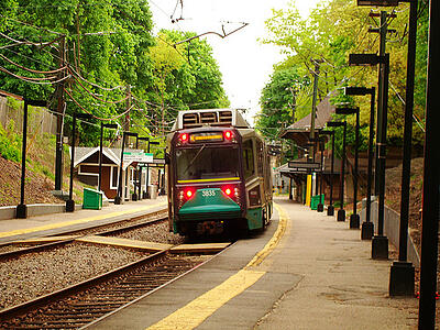 Newton, Massachusetts Newton Highlands MBTA Green Line T