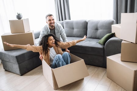 Couple moving into their new Massachusetts home