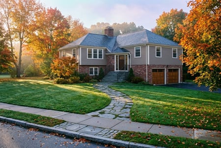 Custom Split-entry Style Home with a Two-car Garage [AI-generated Image – Nana Banana 2]