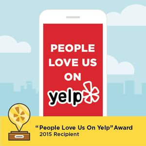 Buyers Brokers Only earns "People Love Us On Yelp" Award for 2015