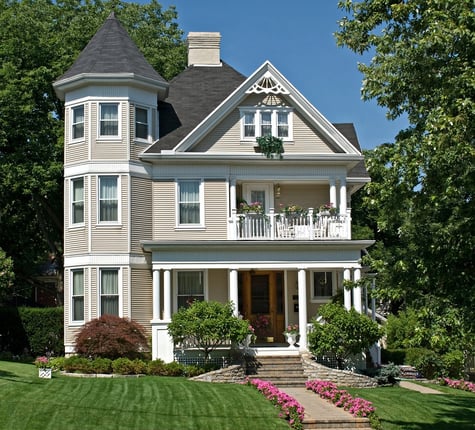 Victorian House in the summer. Melrose real estate market is a mix bag in spring 2002